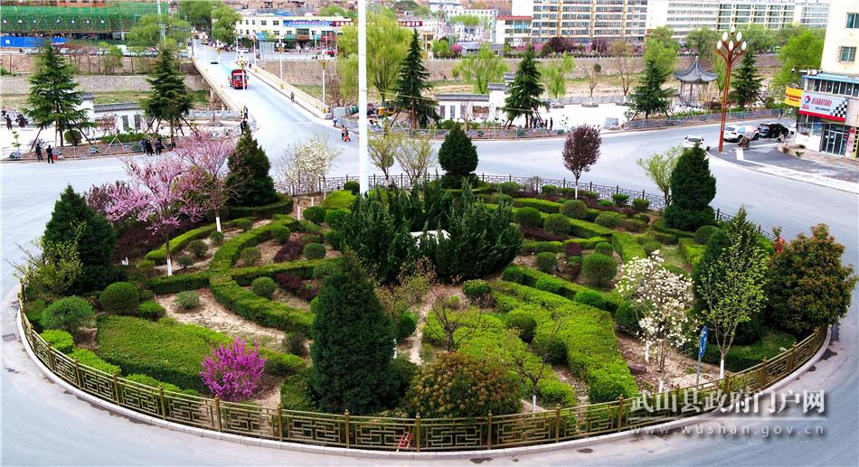 武山 园林绿化扮靓县城，风景园林建设工程绘就生态新画卷